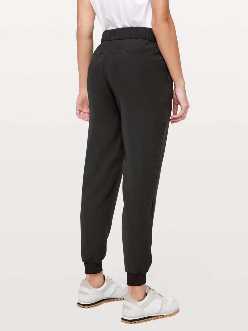 lululemon athletica Black Track Joggers with Elastic Waist